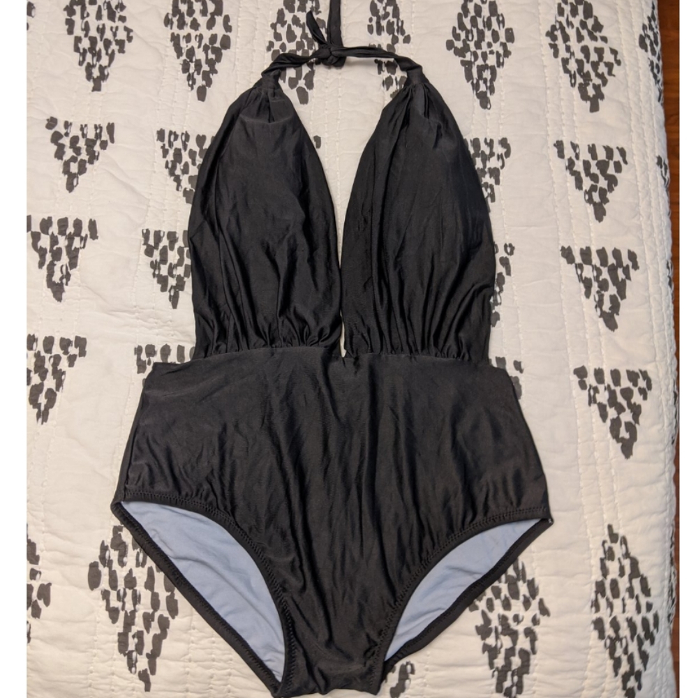 NWT one piece black swimsuit